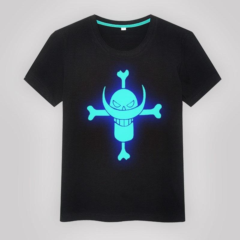 One-Piece-Logo-t-shirt-anime-glow-in-the-dark-luminous-whitebeard