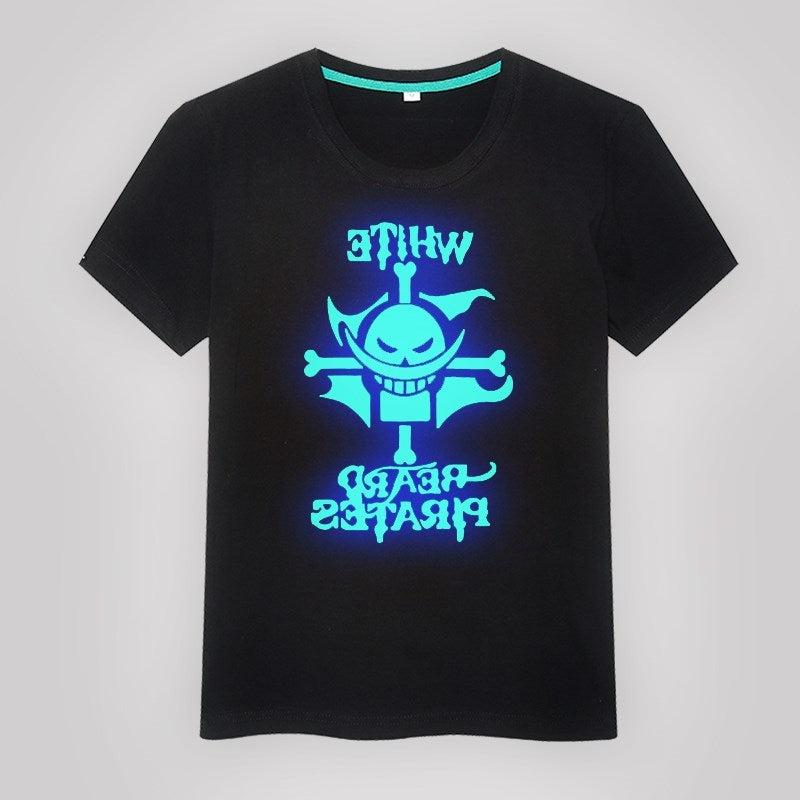 One-Piece-Logo-t-shirt-anime-glow-in-the-dark-luminous-whitebeard-pirates