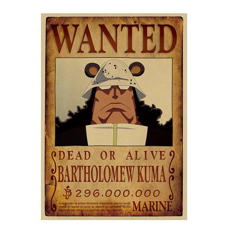 bartholomew-kuma-wanted-poster-one-piece-anime