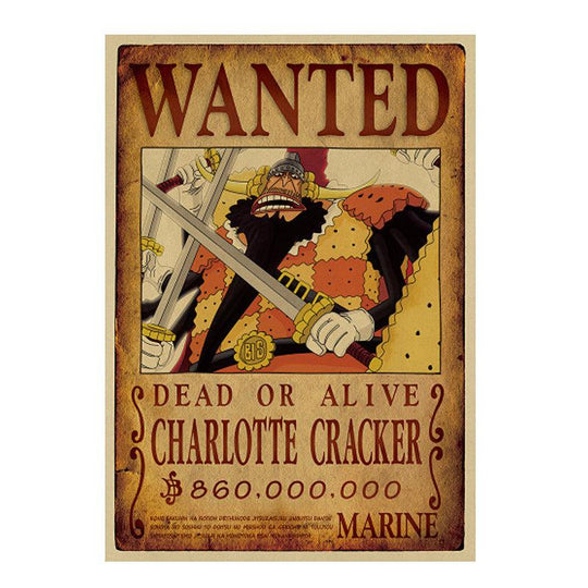 charlotte-cracker-wanted-poster-one-piece-anime