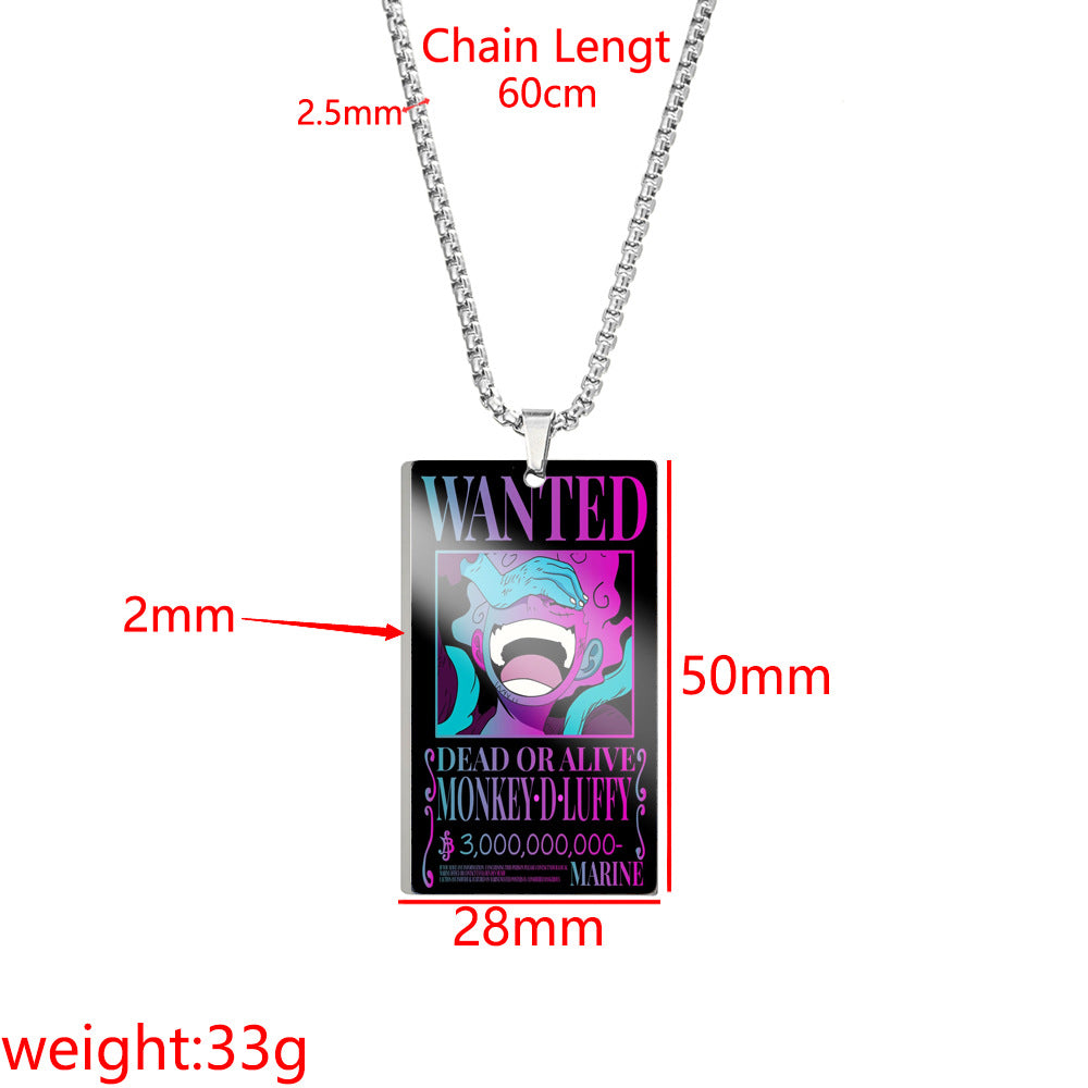 Luffy Gear 5 - Metal Pendant