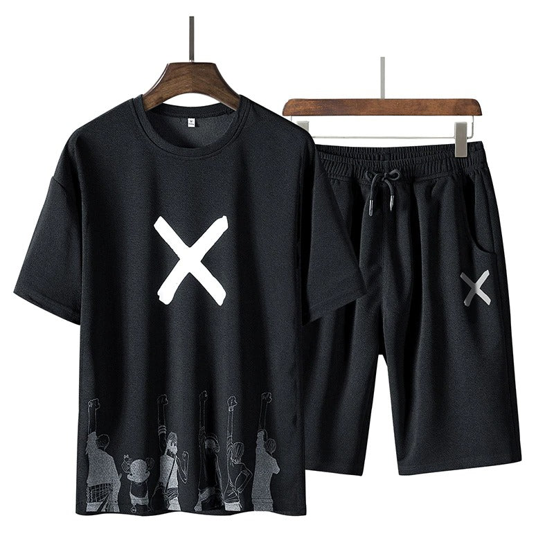 nakama-t-shirt-x-symbol-friendship-short-set-onepiece-anime-high-quality-material-black-sets