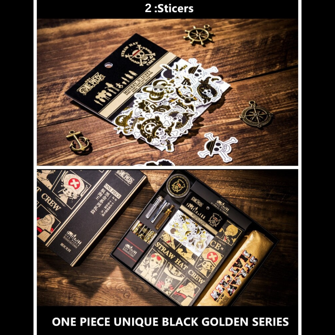 onepiece-collectibles-set-pens-pencase-stickers-notebook-goldenset