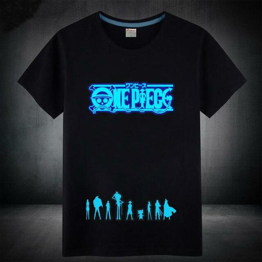 One-Piece-Logo-t-shirt-anime-glow-in-the-dark-luminous-strawhats