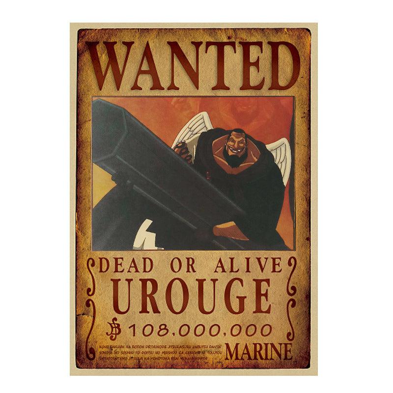 urouge-wanted-poster-one-piece-anime