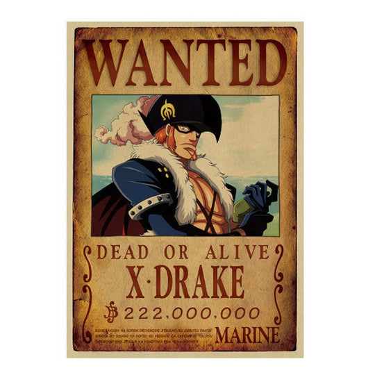 x-drake-wanted-poster-one-piece-anime